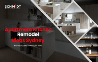 Apartment kitchen renovation Sydney with modern custom cabinetry